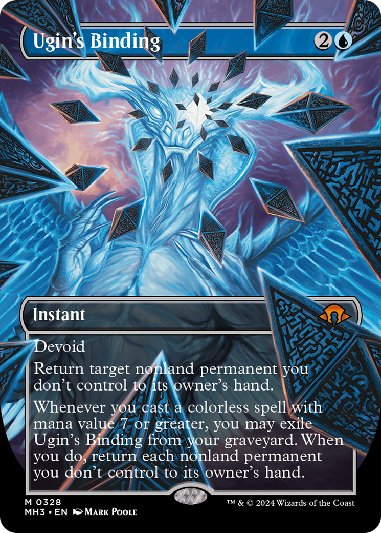 Ugin's Binding (Borderless) (328) Foil - Modern Horizons 3