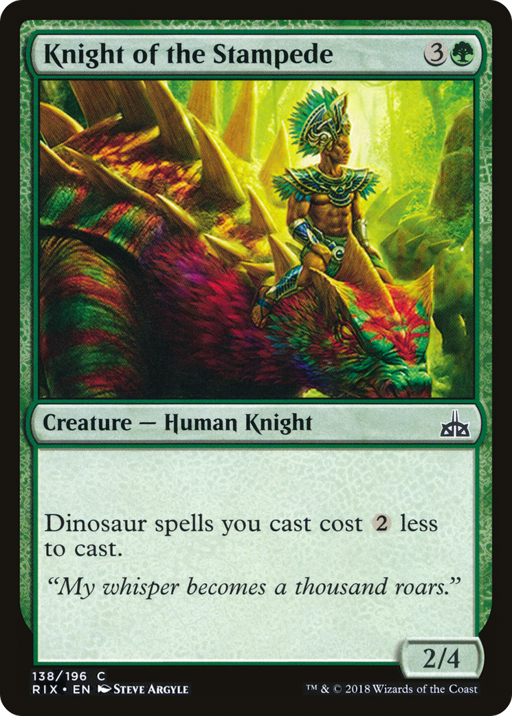 Knight of the Stampede (138) - Rivals of Ixalan