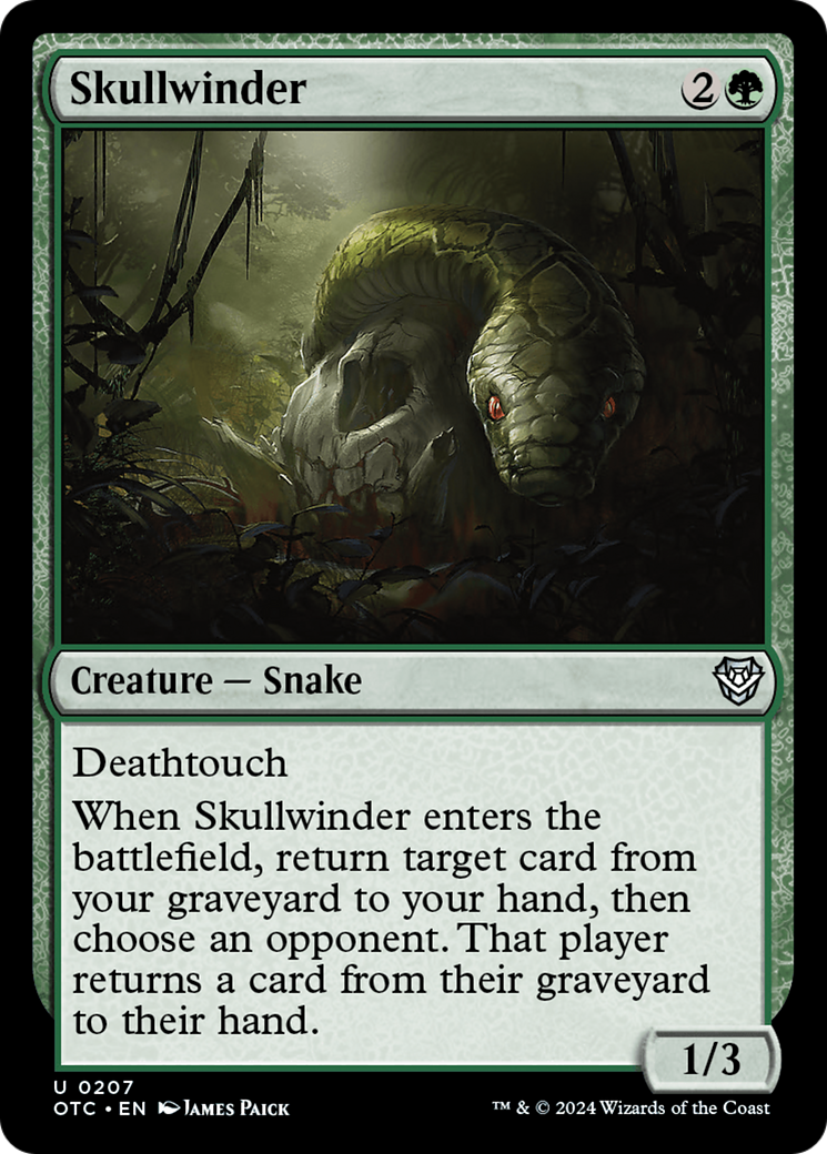 Skullwinder (207) - Outlaws of Thunder Junction Commander