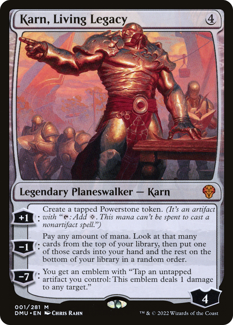 Karn, Living Legacy (001) - Dominaria United