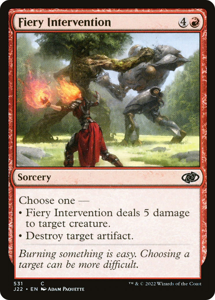 Fiery Intervention (531) - Jumpstart 2022