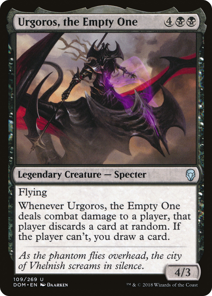 Urgoros, the Empty One (109) Foil - Dominaria