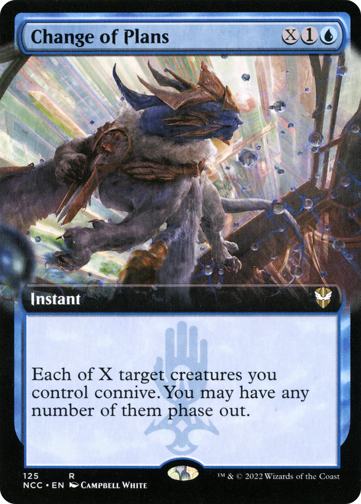 Change of Plans (Extended Art) (125) - New Capenna Commander