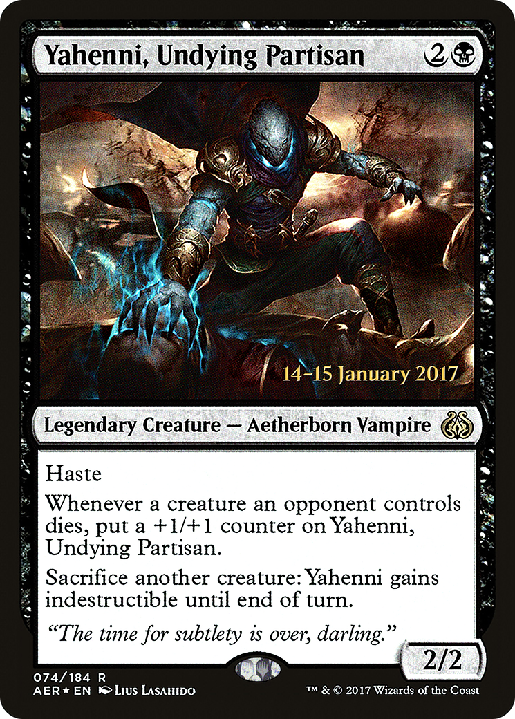 Yahenni, Undying Partisan (074) Foil - Aether Revolt Promos