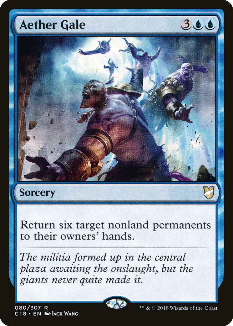 Aether Gale (080) - Commander 2018