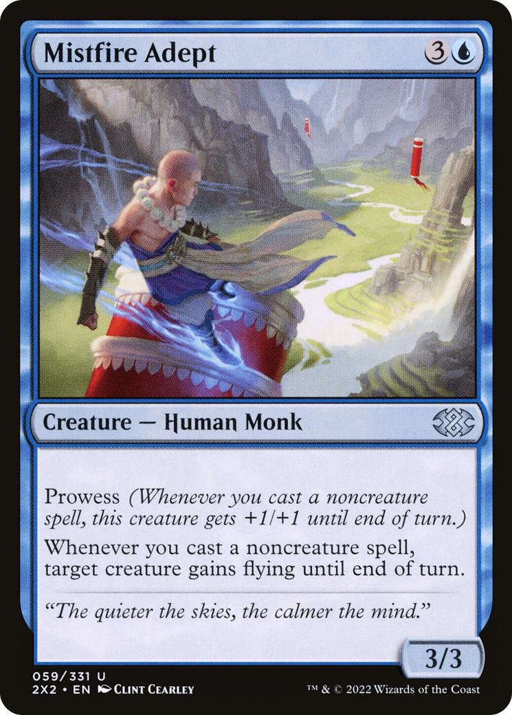 Mistfire Adept (059) - Double Masters 2022