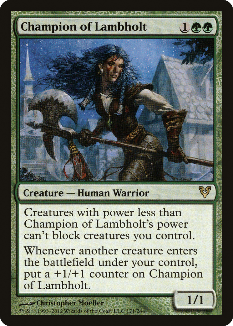 Champion of Lambholt (171) Foil - Avacyn Restored