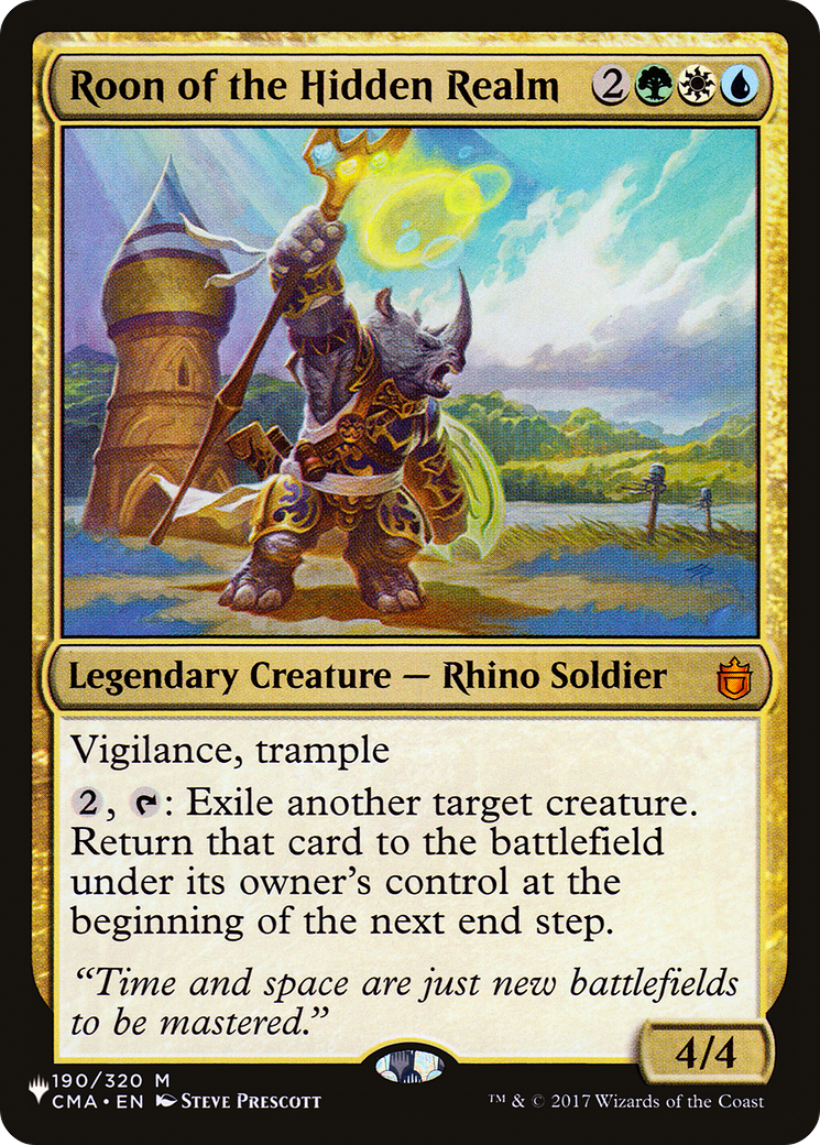 Roon of the Hidden Realm (CMA-190) - The List
