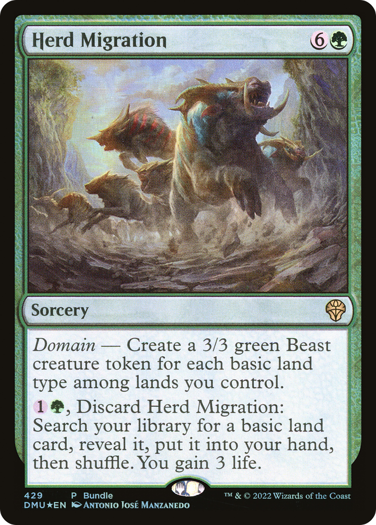 Herd Migration (DMU Bundle) (429) Foil - Dominaria United