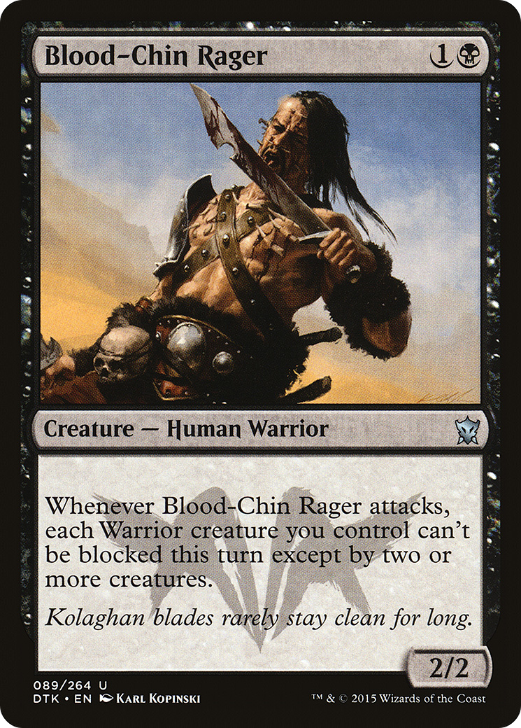 Blood-Chin Rager (089) Foil - Dragons of Tarkir
