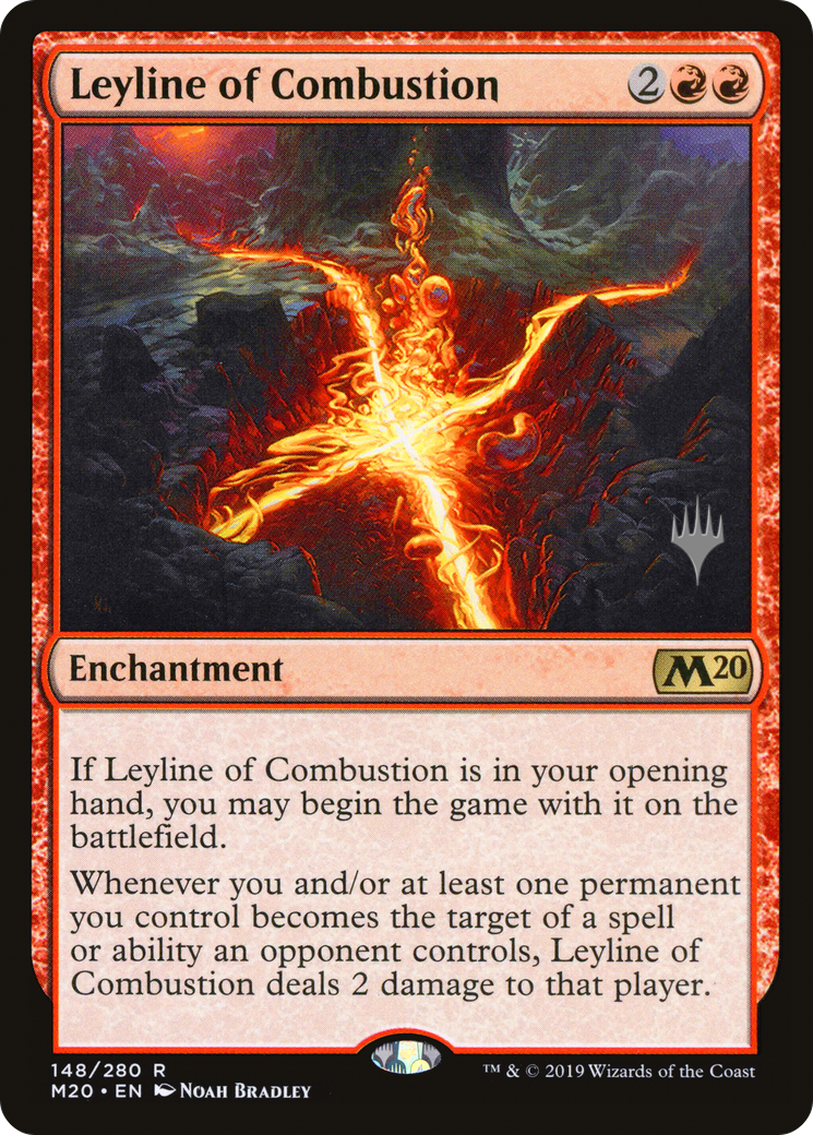 Leyline of Combustion (148p) - Core Set 2020 Promos