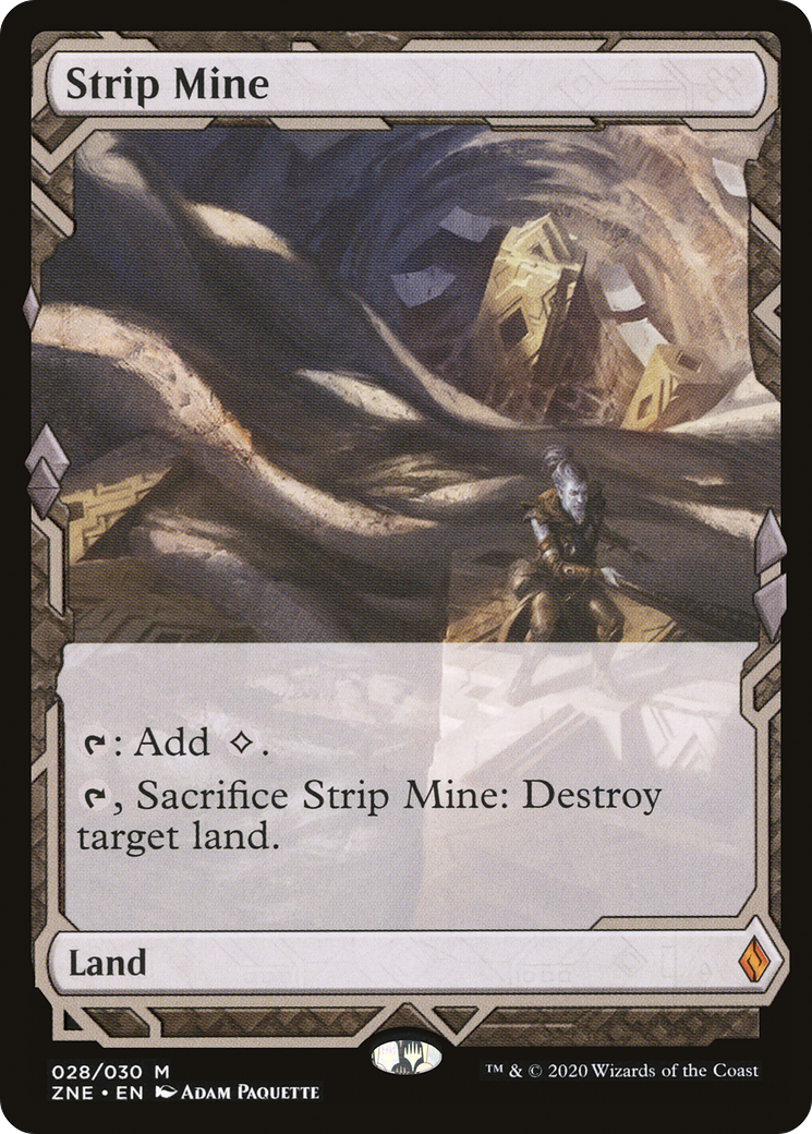 Strip Mine (028) Foil - Zendikar Rising Expeditions