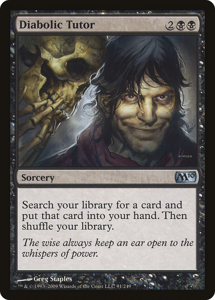 Diabolic Tutor (091) - Magic 2010