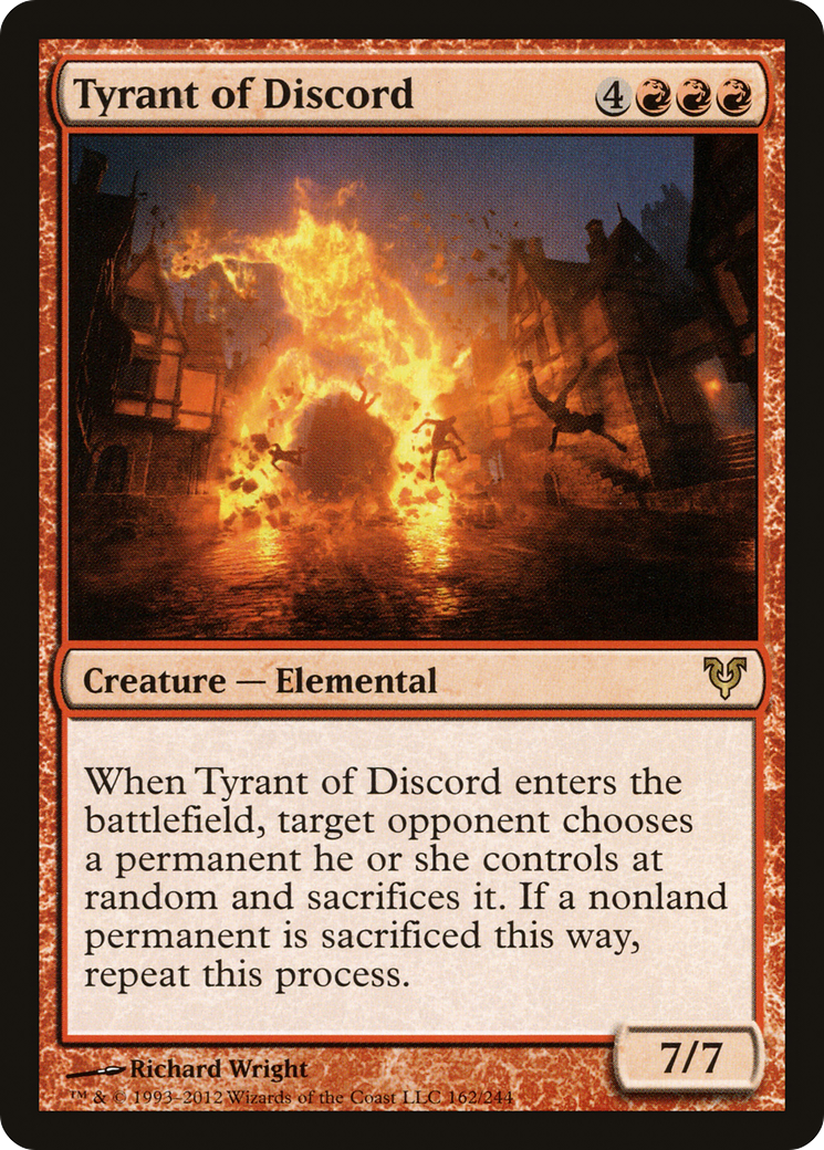 Tyrant of Discord (162) Foil - Avacyn Restored