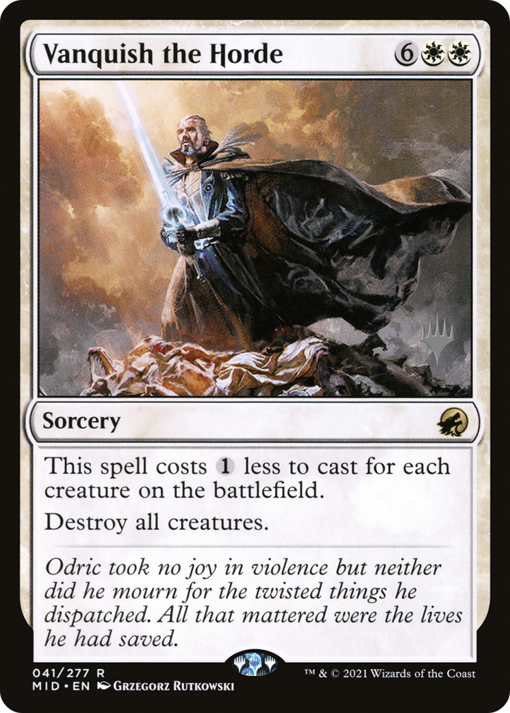 Vanquish the Horde (041) Foil - Innistrad: Midnight Hunt Promos