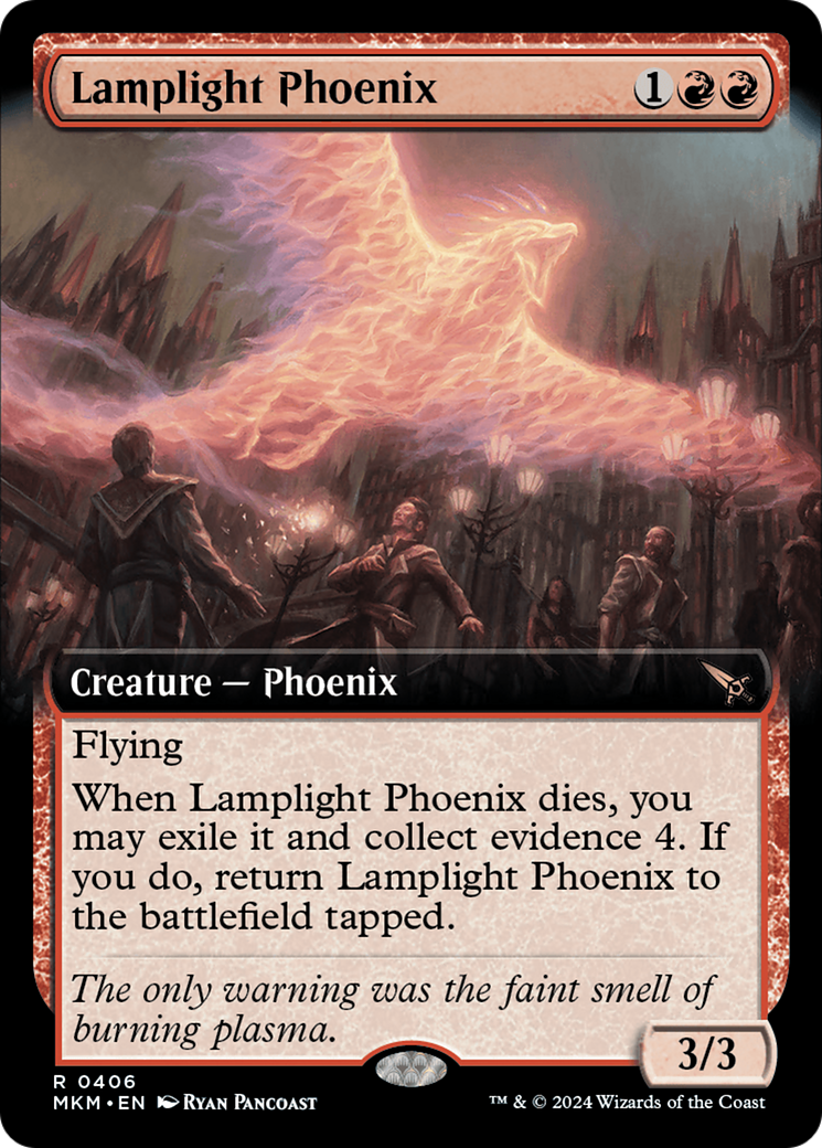 Lamplight Phoenix (Extended Art) (406) Foil - Murders at Karlov Manor