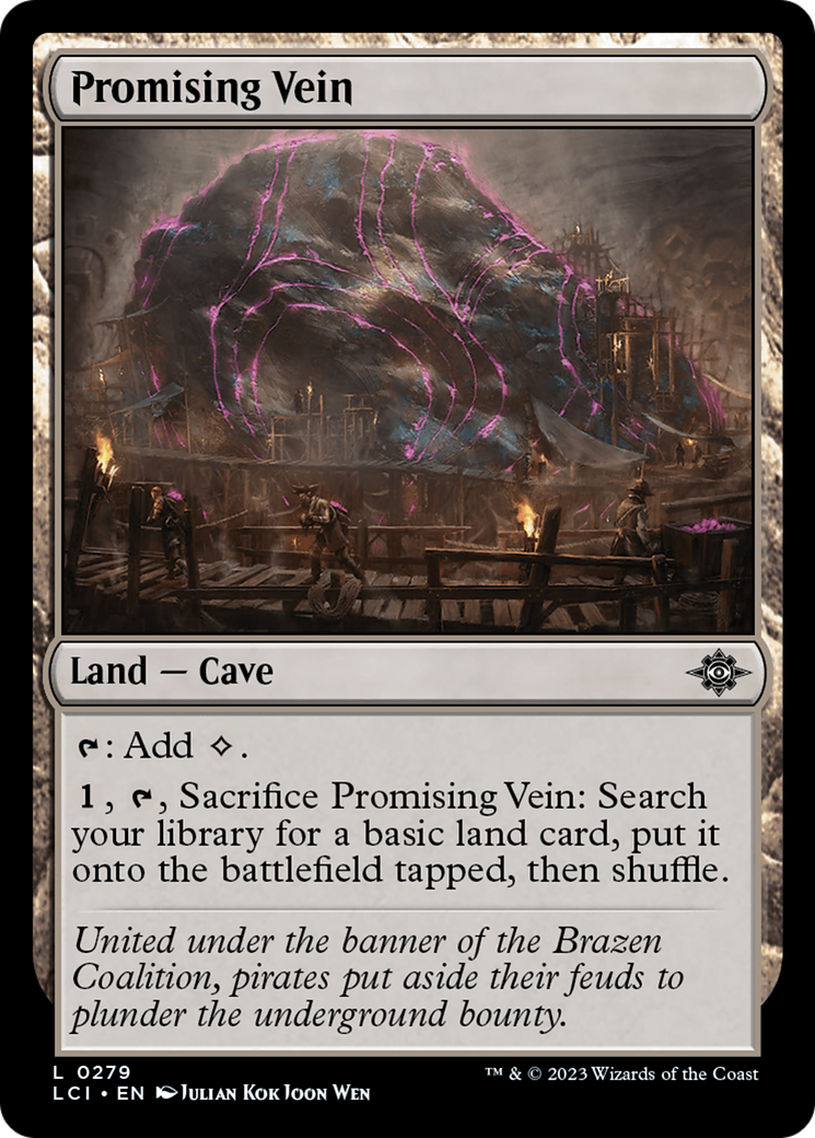 Promising Vein (279) Foil - The Lost Caverns of Ixalan