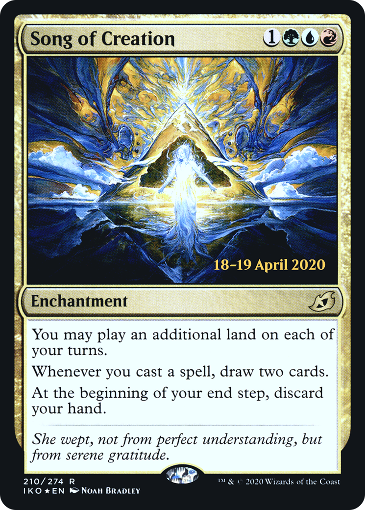 Song of Creation (210s) Foil - Ikoria: Lair of Behemoths Promos
