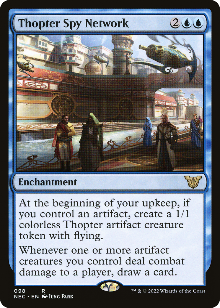 Thopter Spy Network (098) - Neon Dynasty Commander