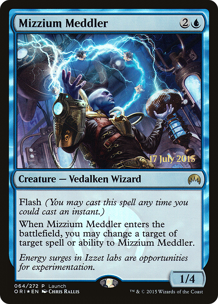 Mizzium Meddler (064) Foil - Magic Origins Promos