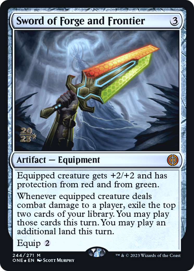 Sword of Forge and Frontier (244) Foil - Phyrexia: All Will Be One Promos