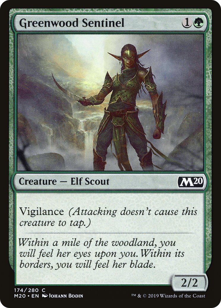 Greenwood Sentinel (174) - Core Set 2020