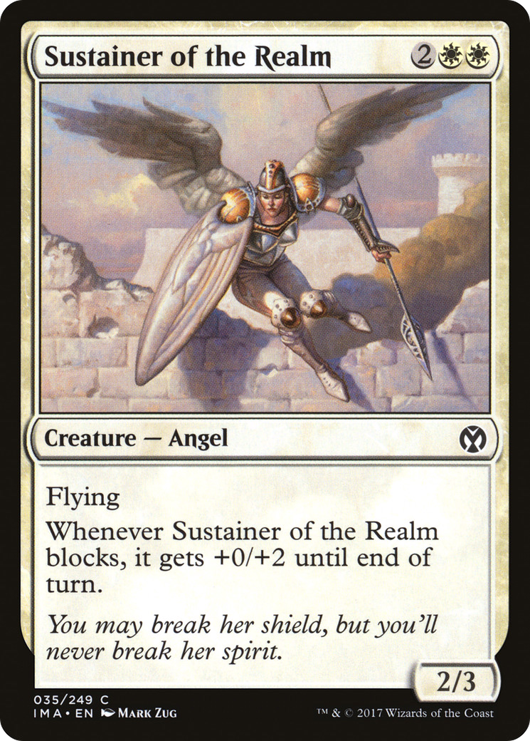 Sustainer of the Realm (035) Foil - Iconic Masters