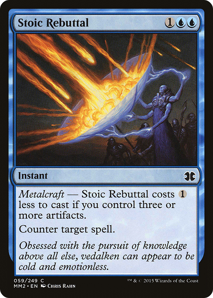 Stoic Rebuttal (059) Foil - Modern Masters 2015