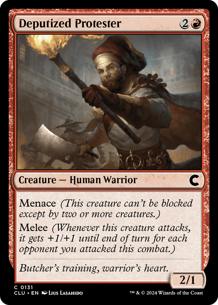 Deputized Protester (131) - Ravnica: Clue Edition