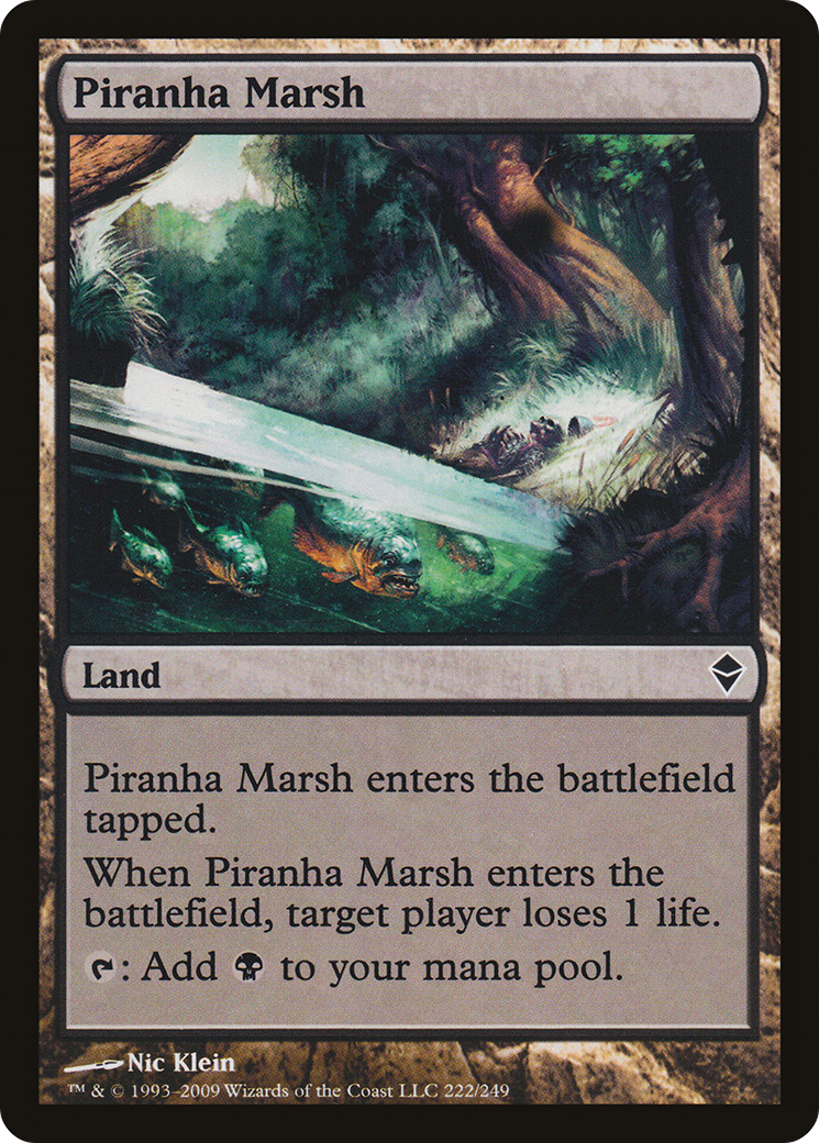 Piranha Marsh (222) - Zendikar