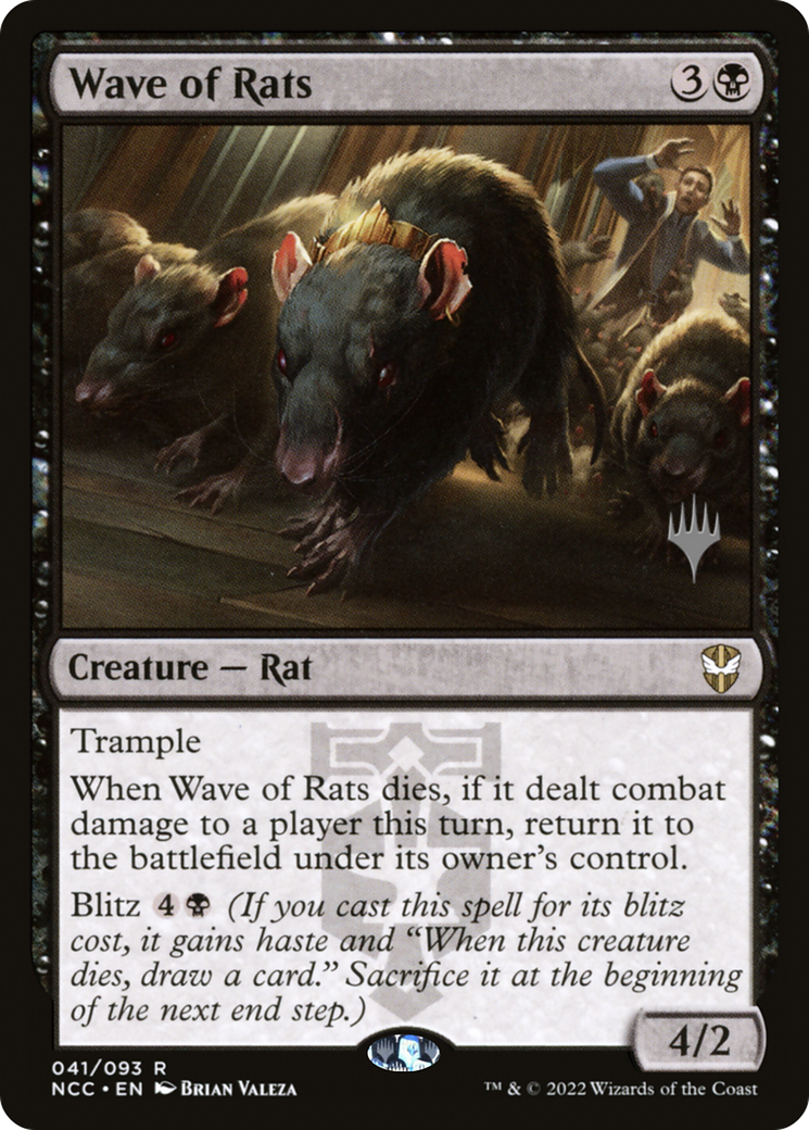 Wave of Rats (041) Foil - New Capenna Commander Promos