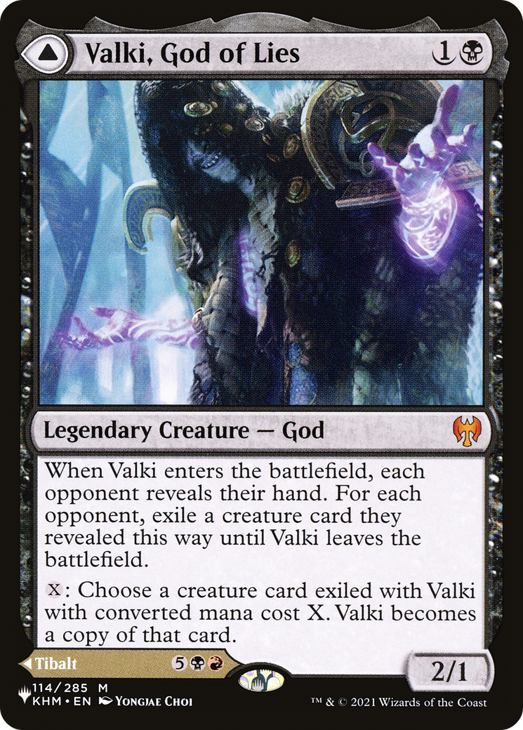 Valki, God of Lies // Tibalt, Cosmic Impostor (KHM-114) - The List