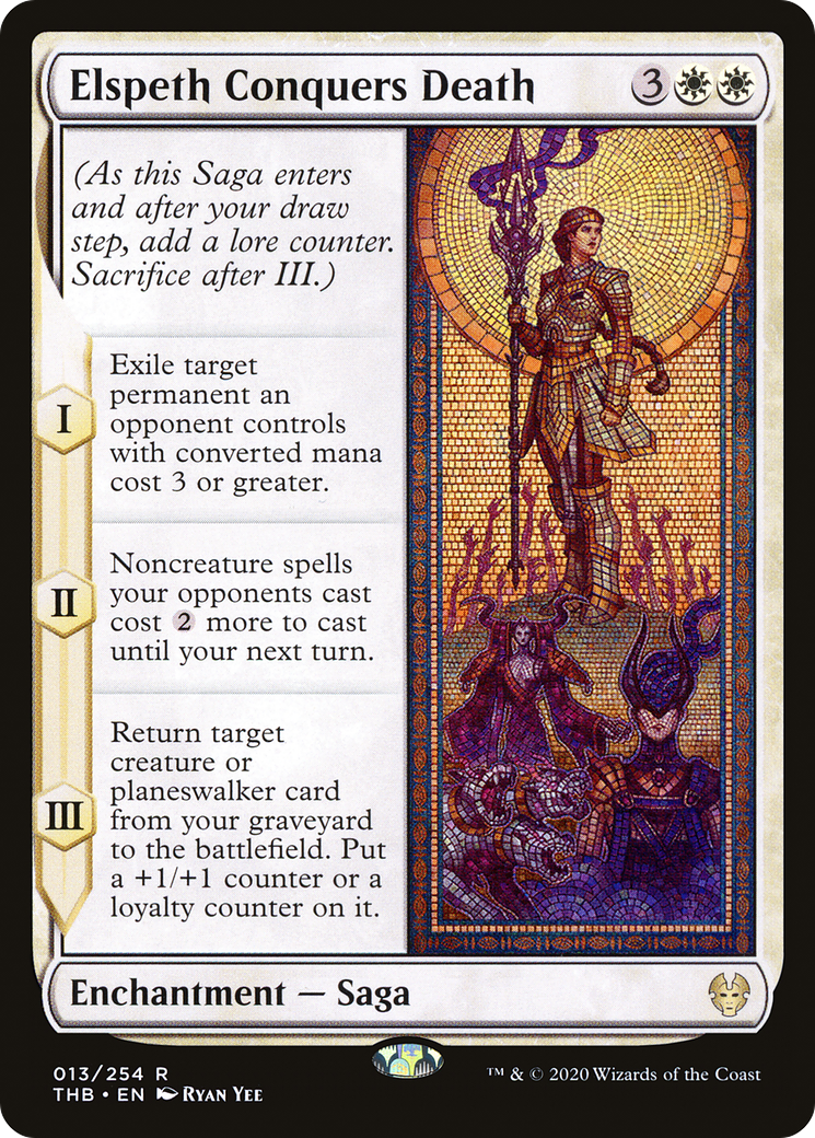 Elspeth Conquers Death (013) Foil - Theros Beyond Death