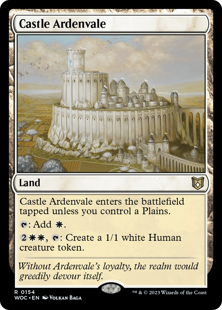 Castle Ardenvale (154) - Wilds of Eldraine Commander