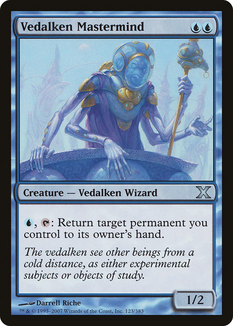 Vedalken Mastermind (123) - Tenth Edition