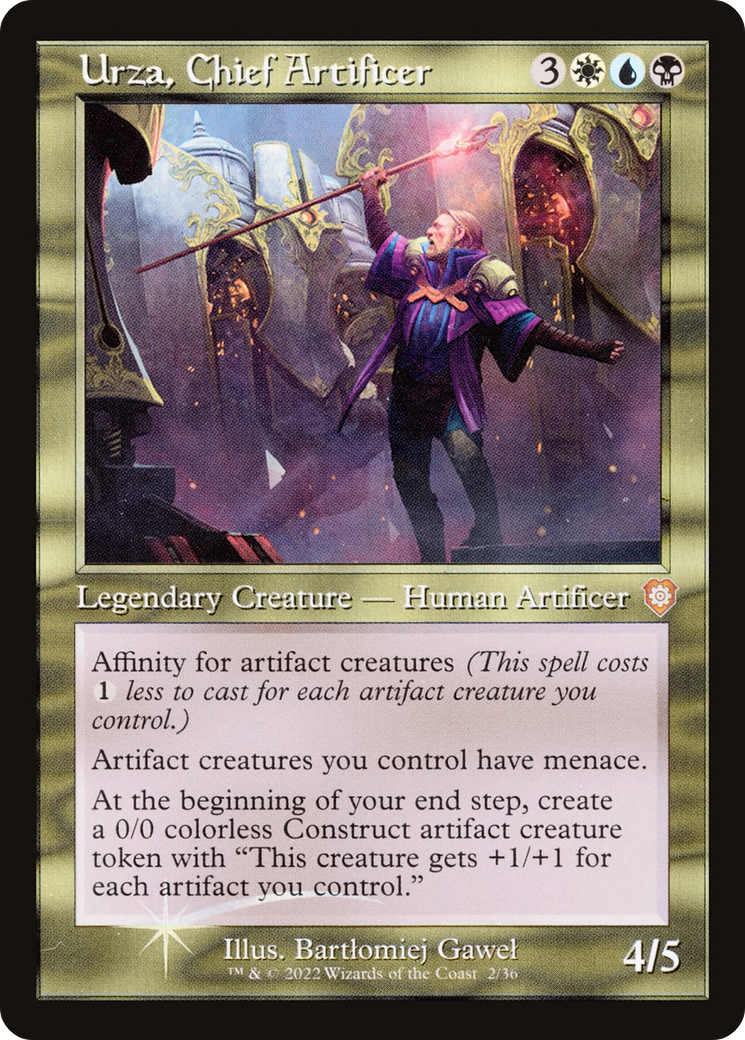 Urza, Chief Artificer (Retro) (002) Foil - The Brothers' War Commander