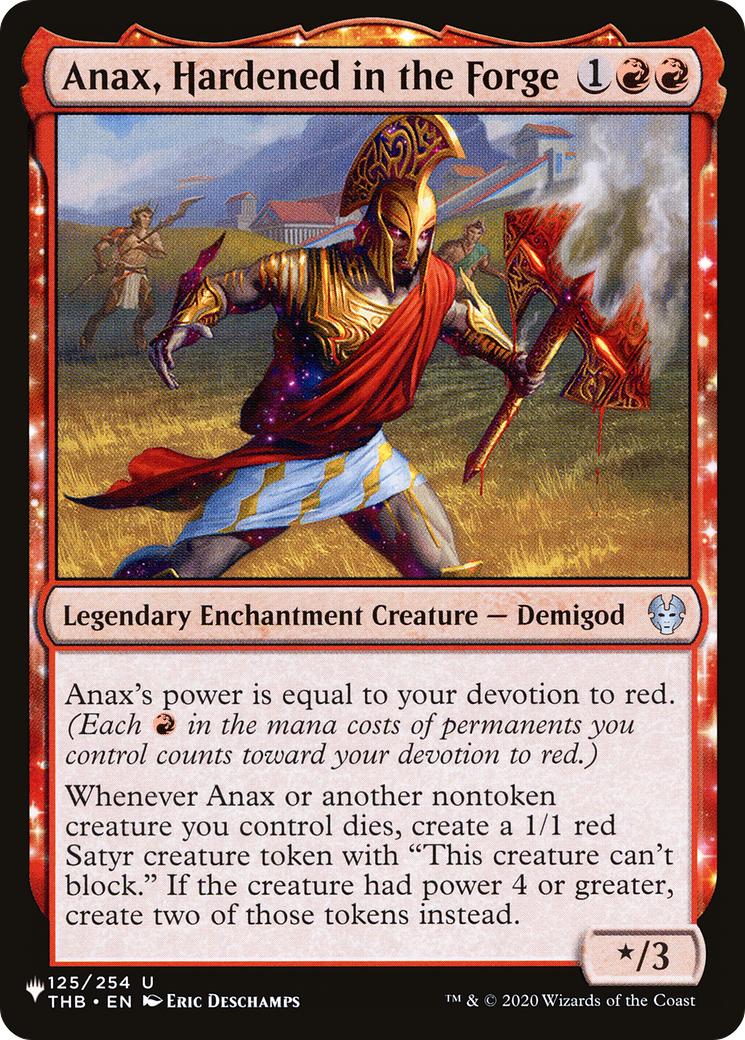 Anax, Hardened in the Forge (125/254) - The List