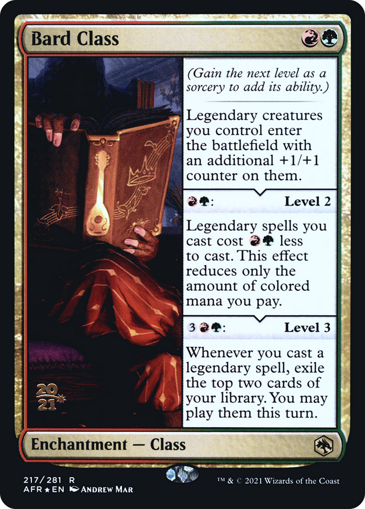Bard Class (217) Foil - Adventures in the Forgotten Realms Promos