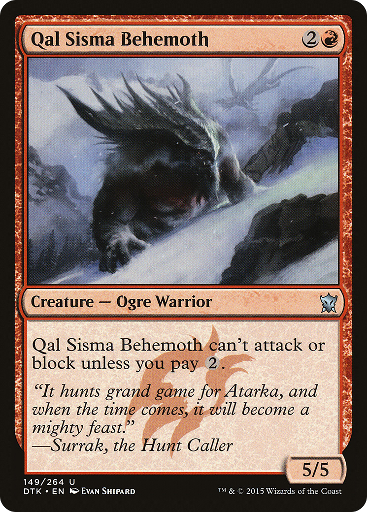 Qal Sisma Behemoth (149) - Dragons of Tarkir