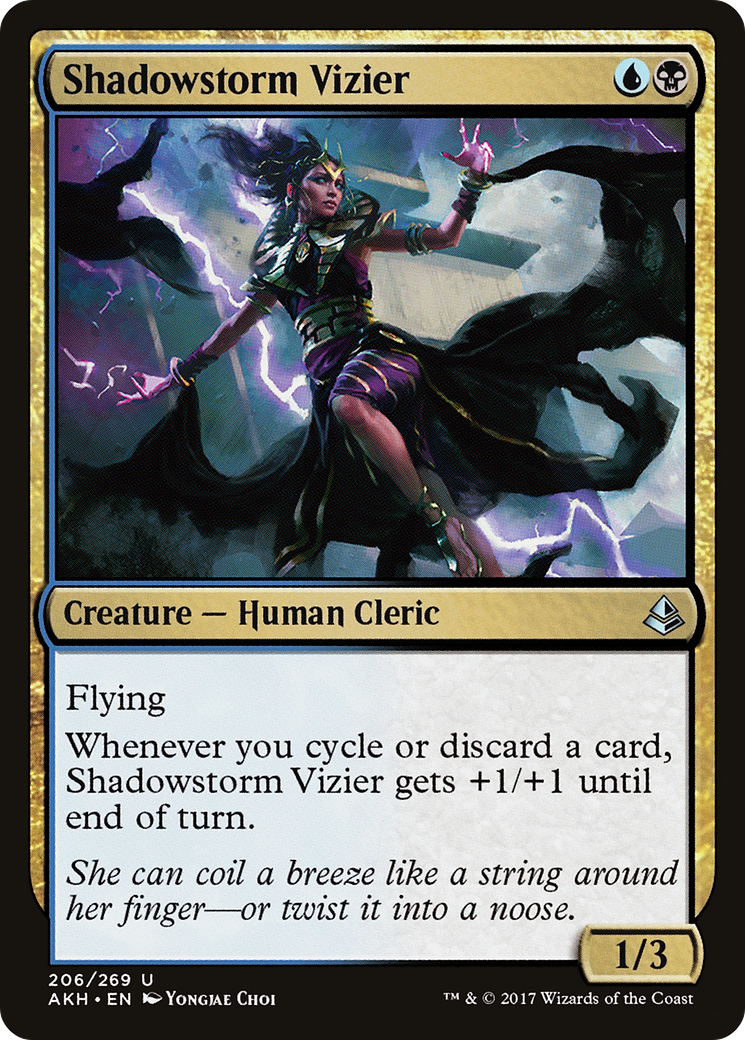 Shadowstorm Vizier (206) Foil - Amonkhet