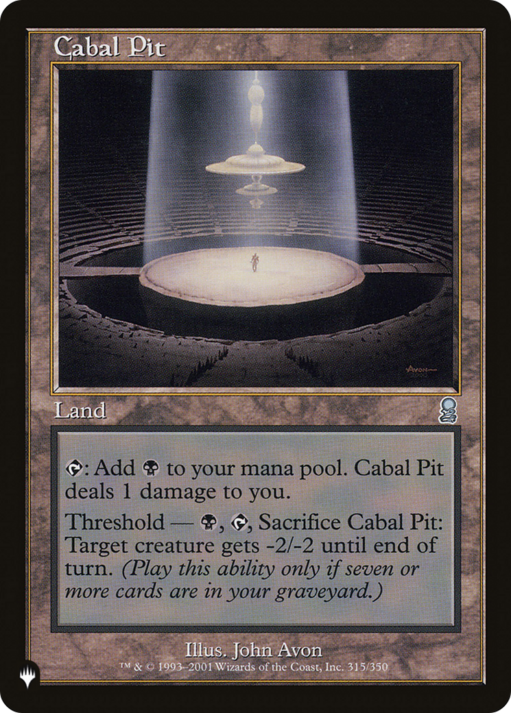 Cabal Pit (ODY-315)