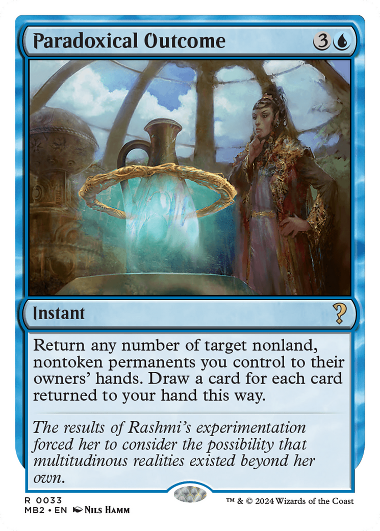 Paradoxical Outcome (White Border) (033) - Mystery Booster 2