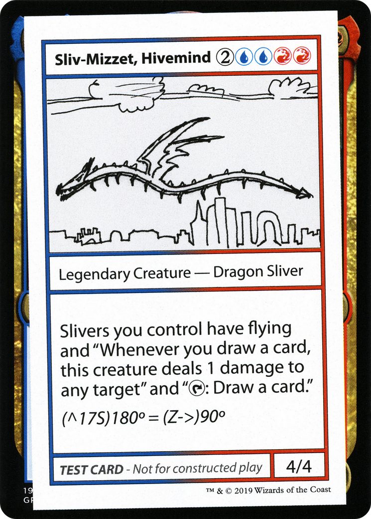Sliv-Mizzet, Hivemind (No PW Symbol) - Mystery Booster Playtest Cards 2021