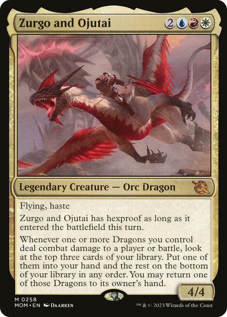 Zurgo and Ojutai (258) Foil - March of the Machine