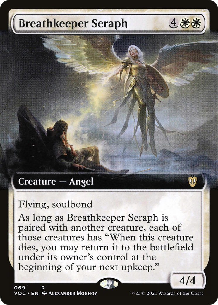 Breathkeeper Seraph (Extended Art) (069) - Crimson Vow Commander