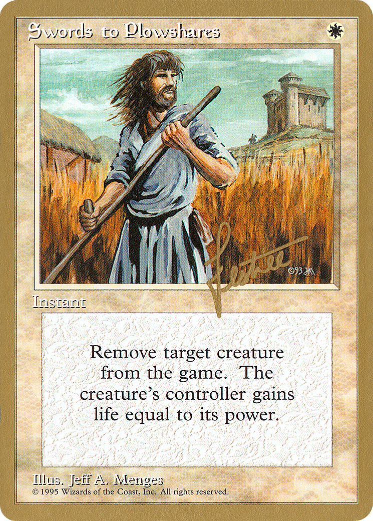 Swords to Plowshares - 1996 Bertrand Lestree (4ED) - Pro Tour Collector Set