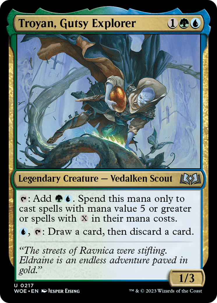 Troyan, Gutsy Explorer (217) - Wilds of Eldraine