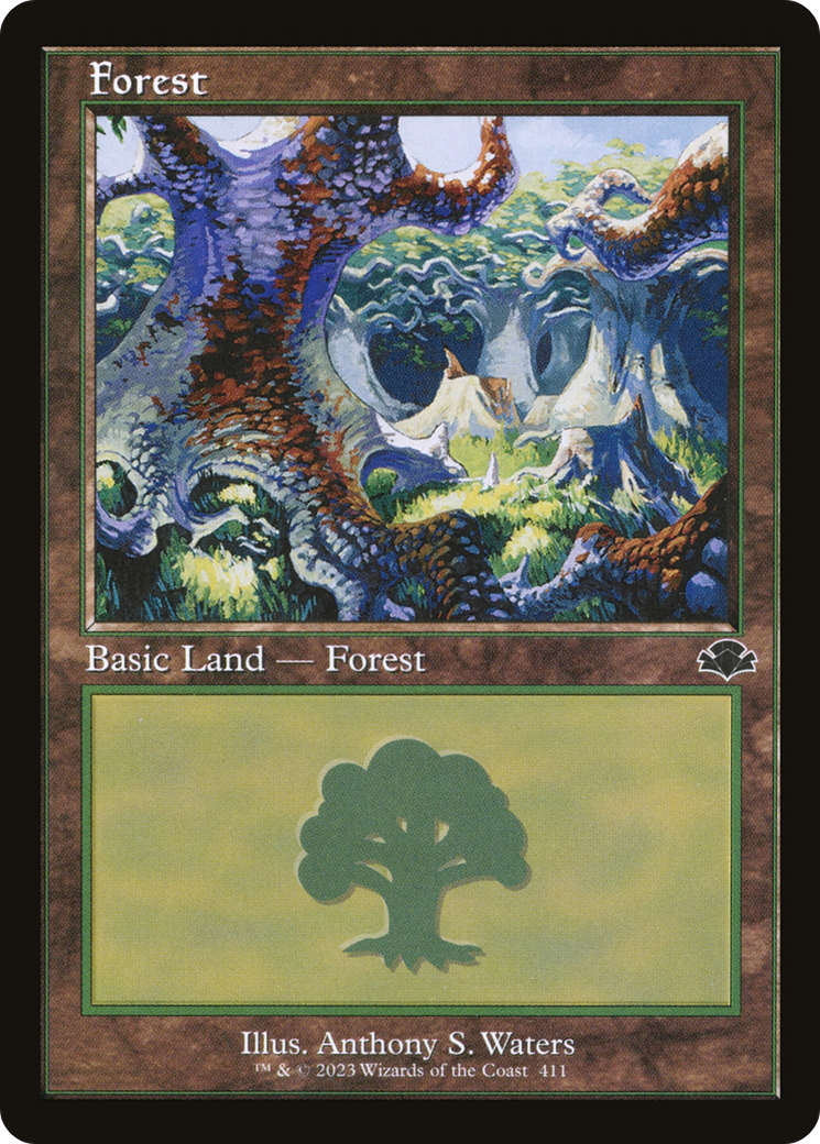 Forest (Retro) (411) - Dominaria Remastered