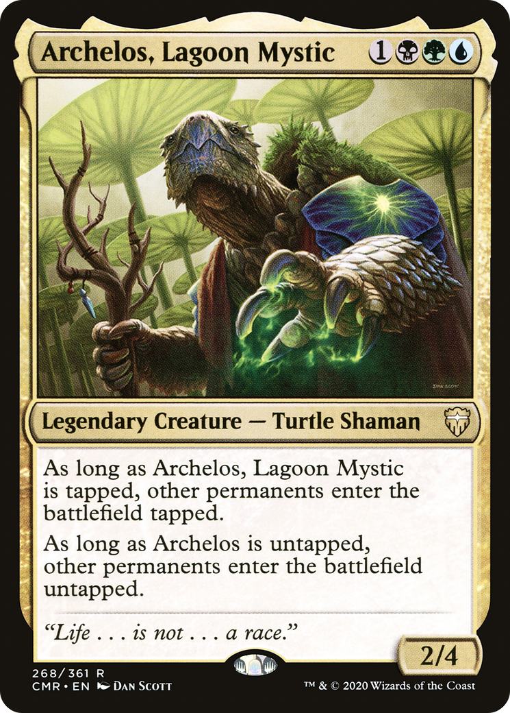 Archelos, Lagoon Mystic (268) - Commander Legends