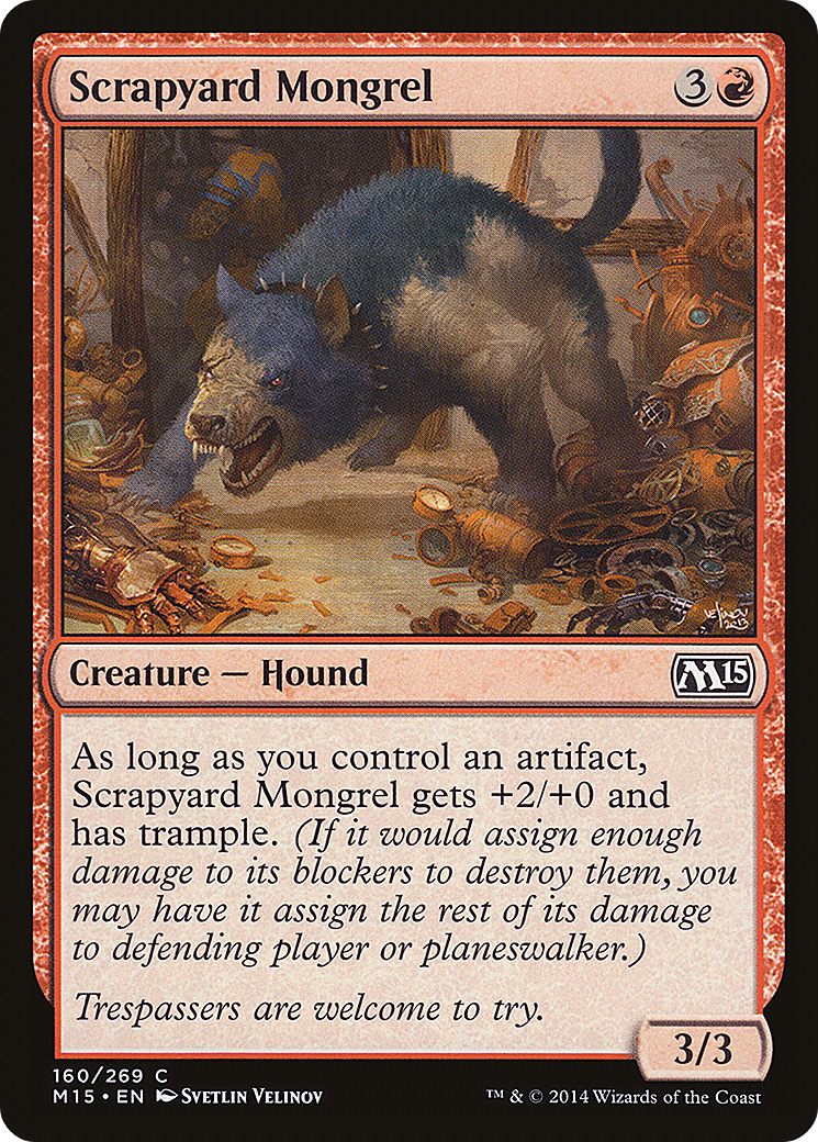 Scrapyard Mongrel (160) Foil - Magic 2015
